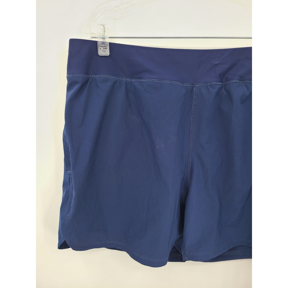Lands' End Womens Swimsuit Shorts Bottoms 18 XL Blue Pool Swim Vacation Pockets - Picture 3 of 10
